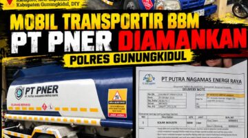 Diduga Dokumen Tak Lengkap, Mobil Transportir BBM PT PNER Diamankan Polres Gunungkidul